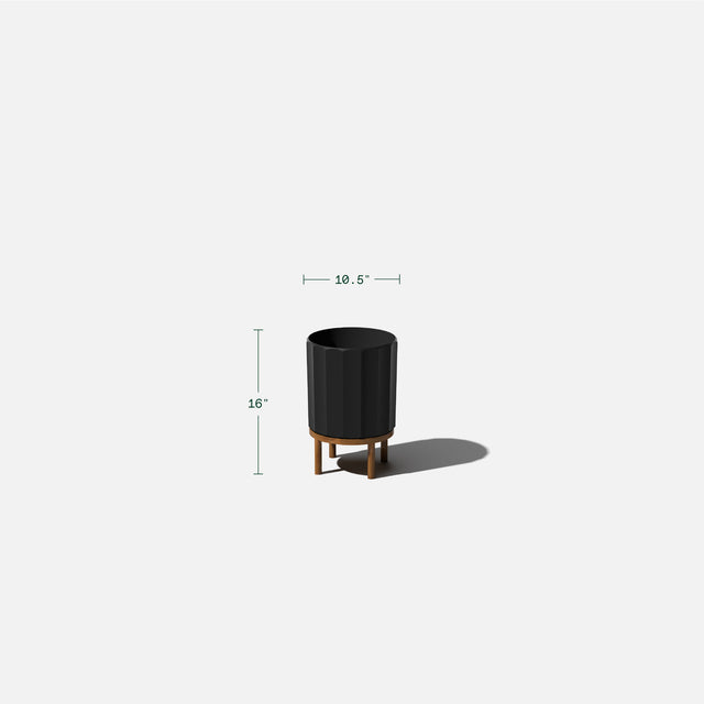 column raised planter