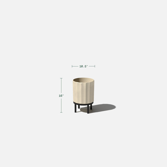 column raised planter
