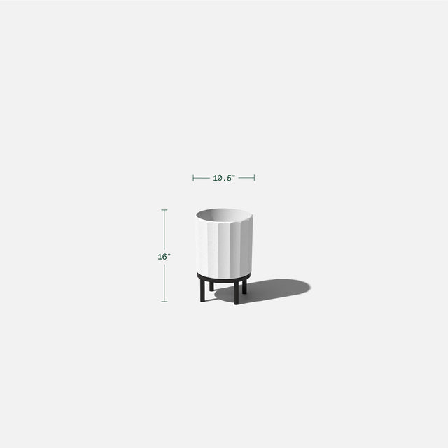 column raised planter