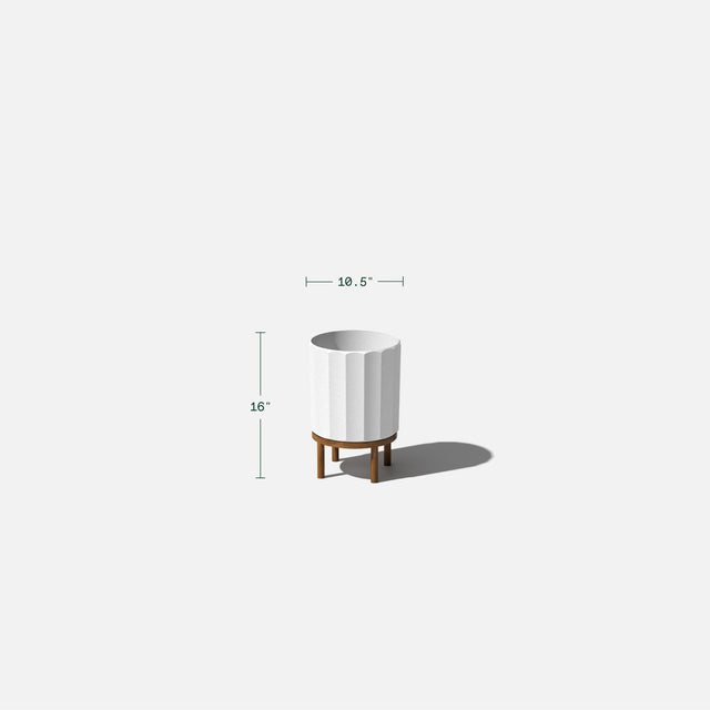 column raised planter