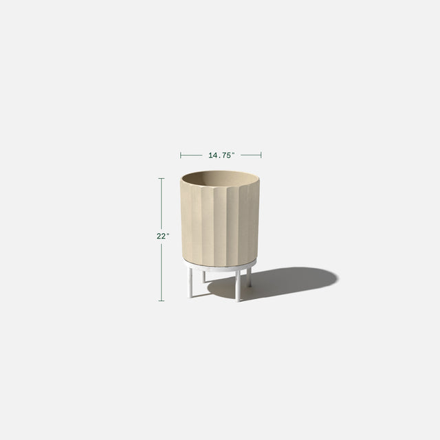 column raised planter