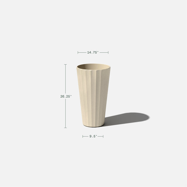 column tall planter
