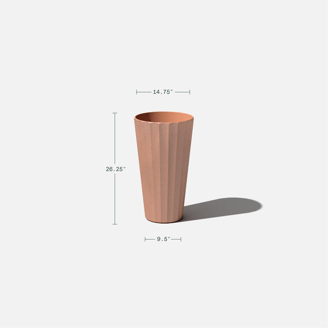 column tall planter