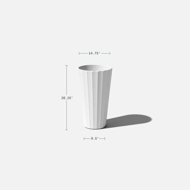 column tall planter