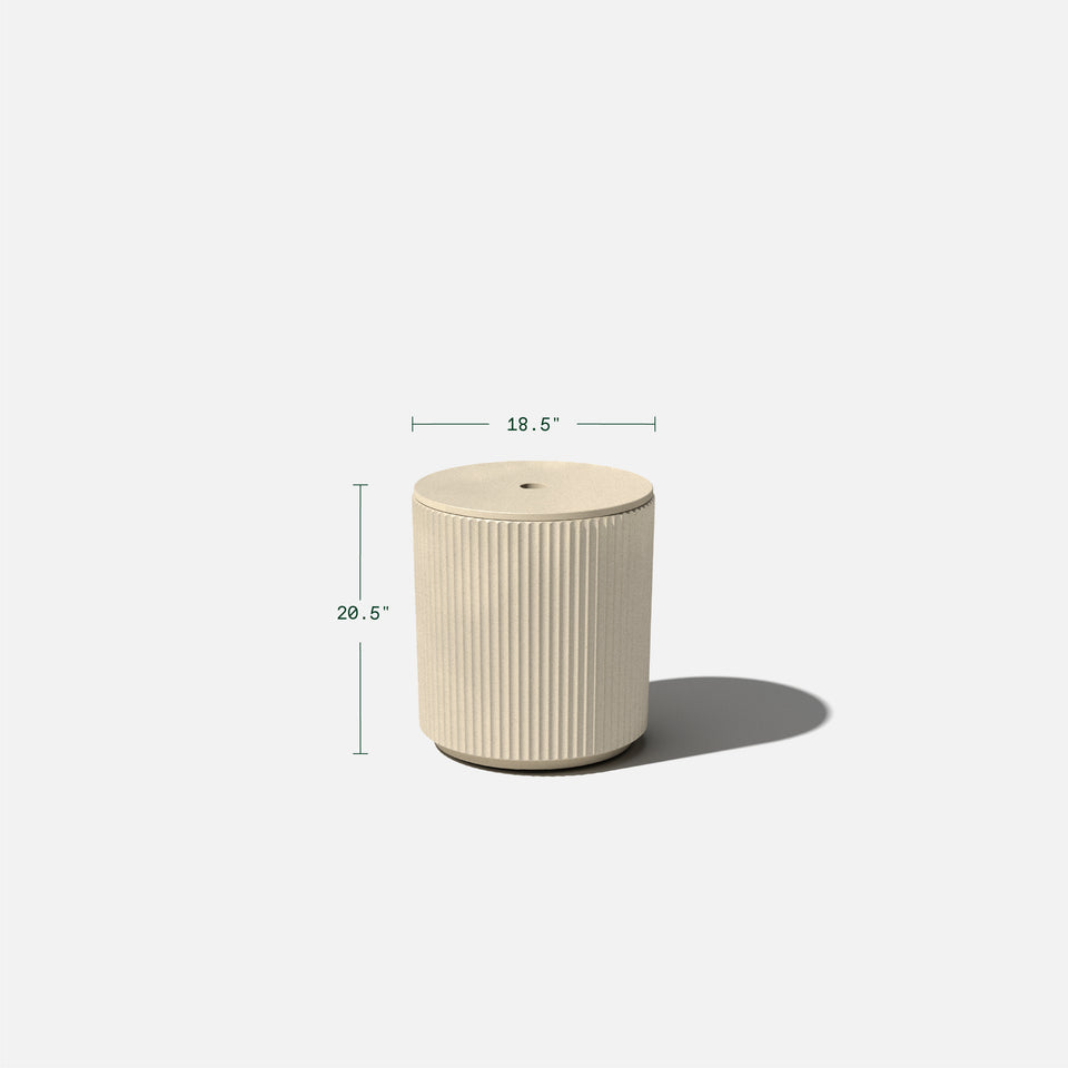 demi shade side table