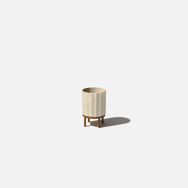 column raised planter