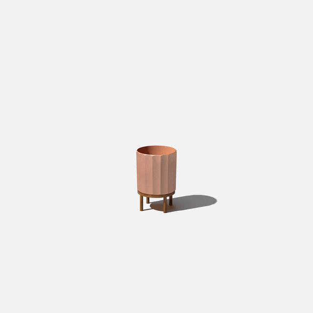 column raised planter