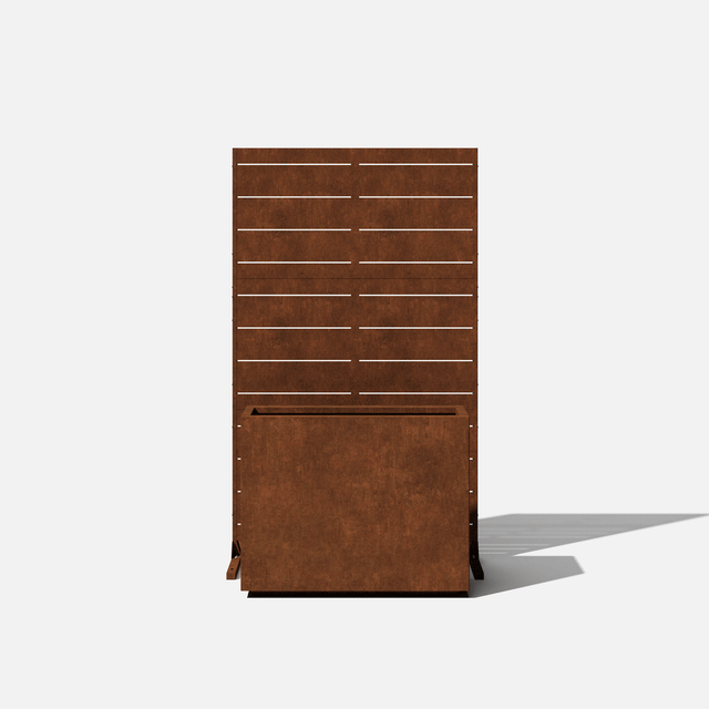 corten span planter