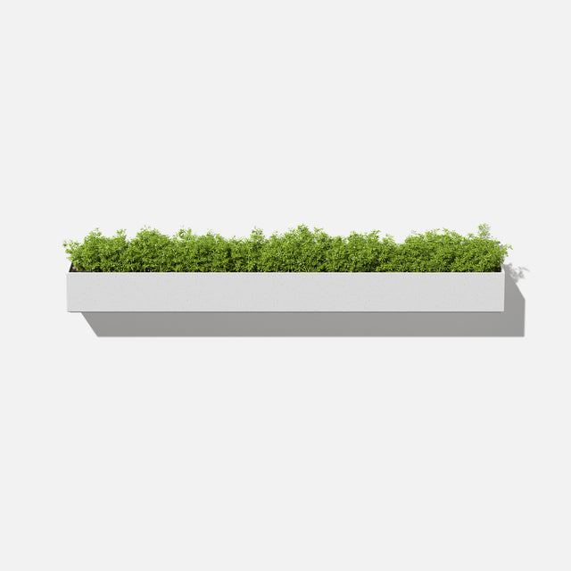 geo hanging trough planter