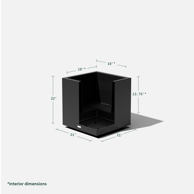 block cube planter