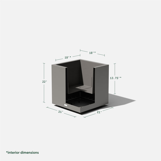 block cube planter