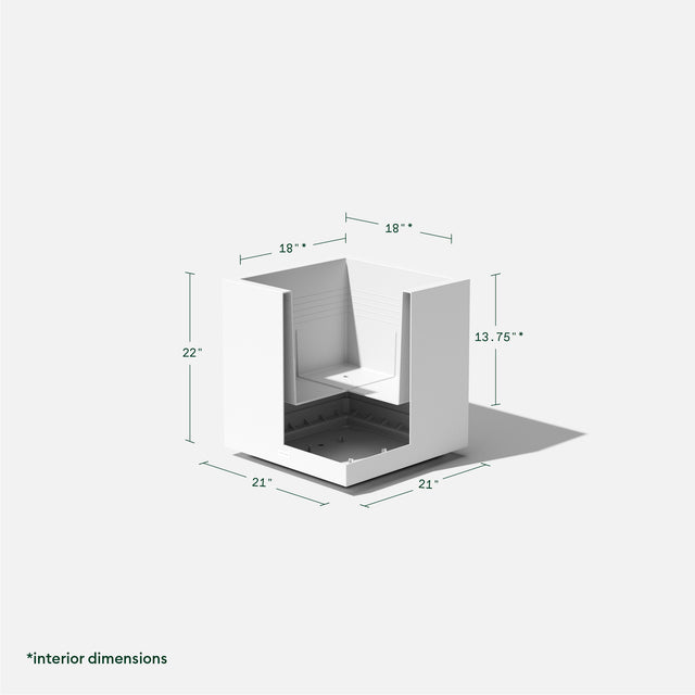 block cube planter