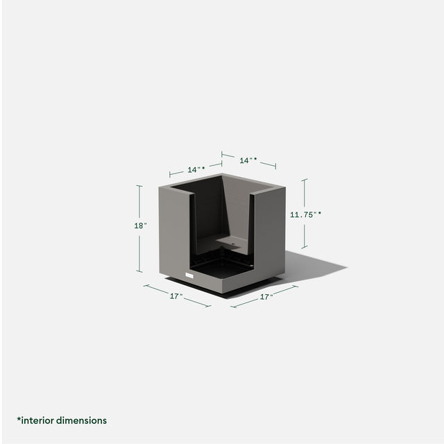 block cube planter