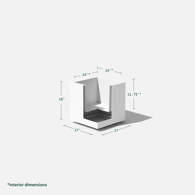 block cube planter