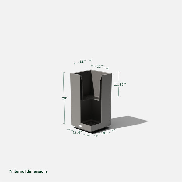 block pedestal planter