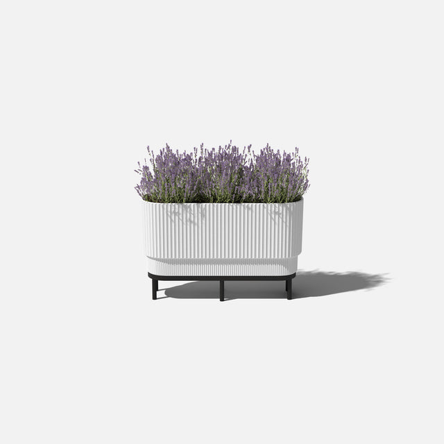 demi raised long planter