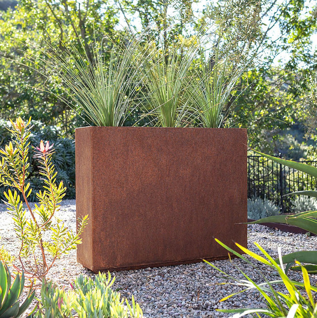 corten span planter