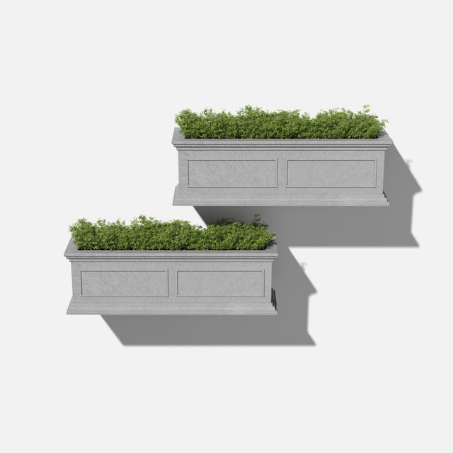 brixton hanging window box planter