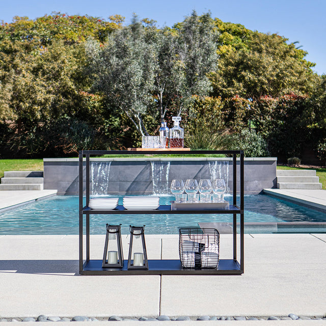 outdoor kitchen counter long