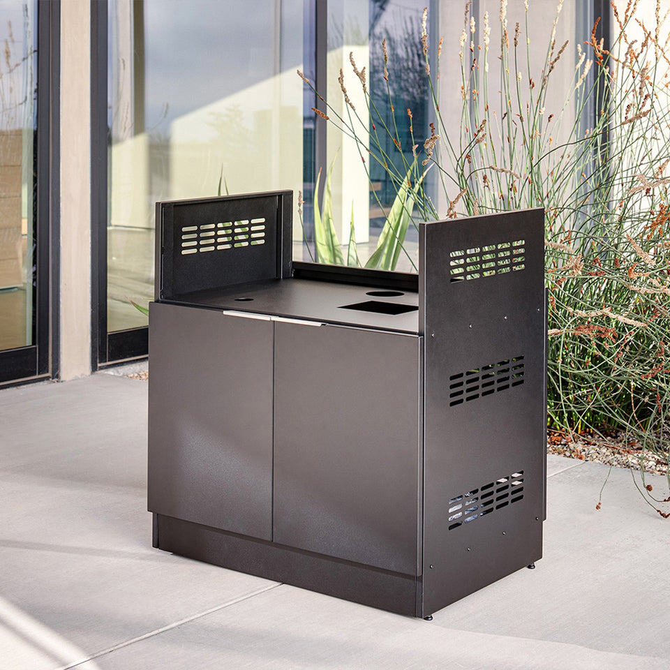 outdoor kitchen grill cabinet