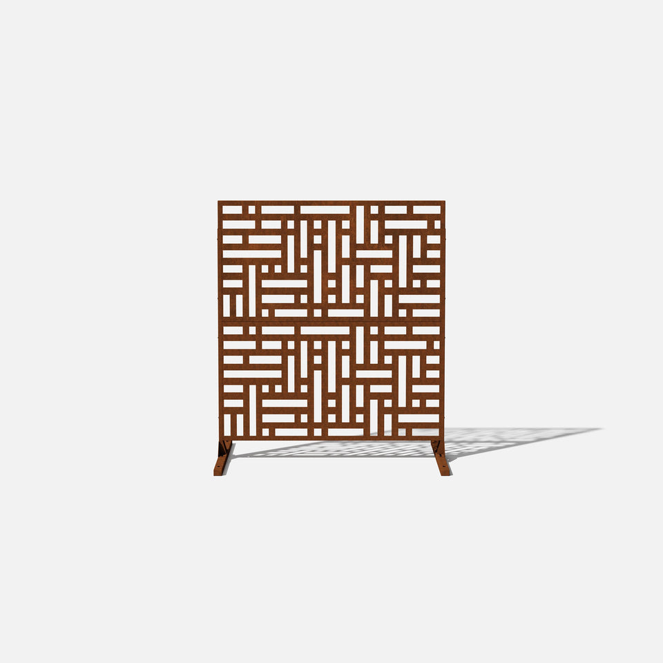 corten arrow privacy screen sets