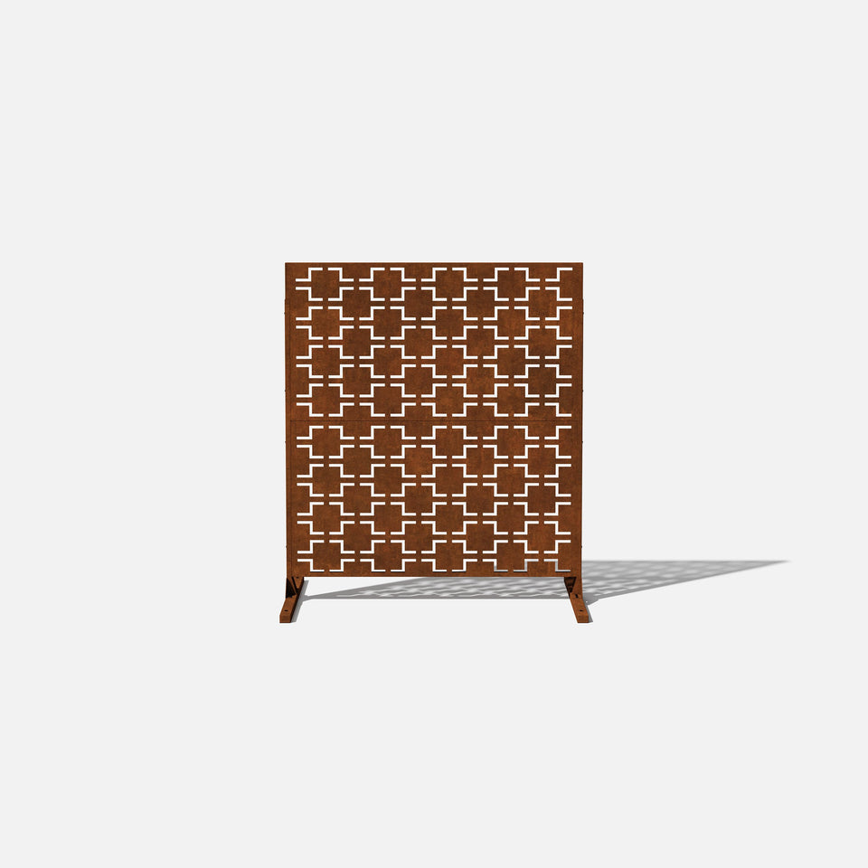 corten quadra privacy screen sets