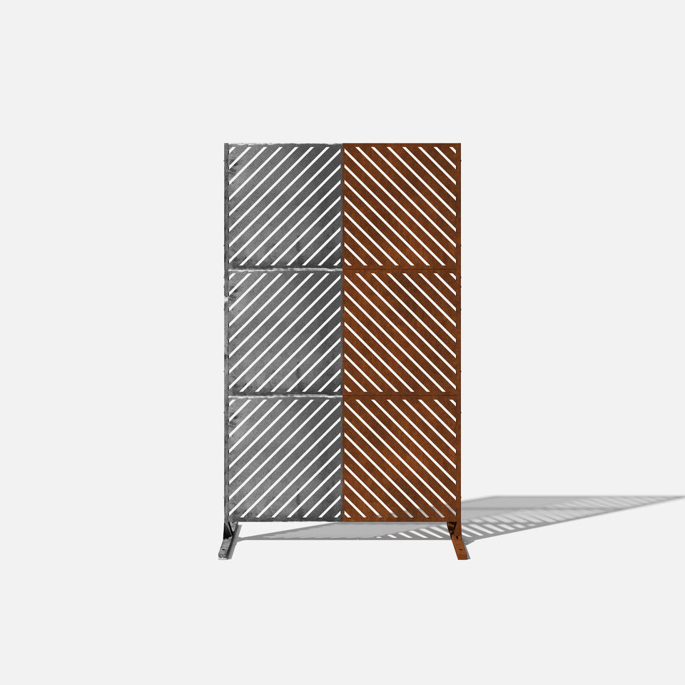 corten arrow privacy screen sets