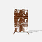 corten blocks privacy screen set