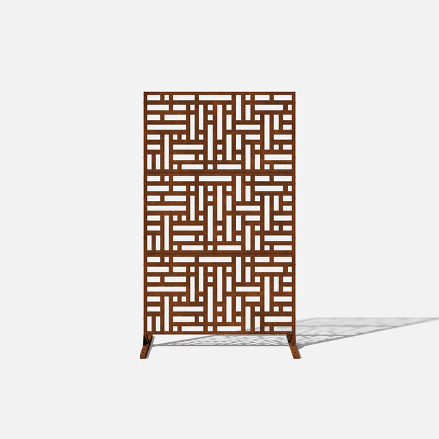 corten blocks privacy screen sets