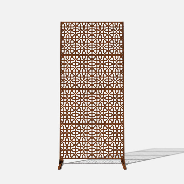 corten parilla privacy screen sets
