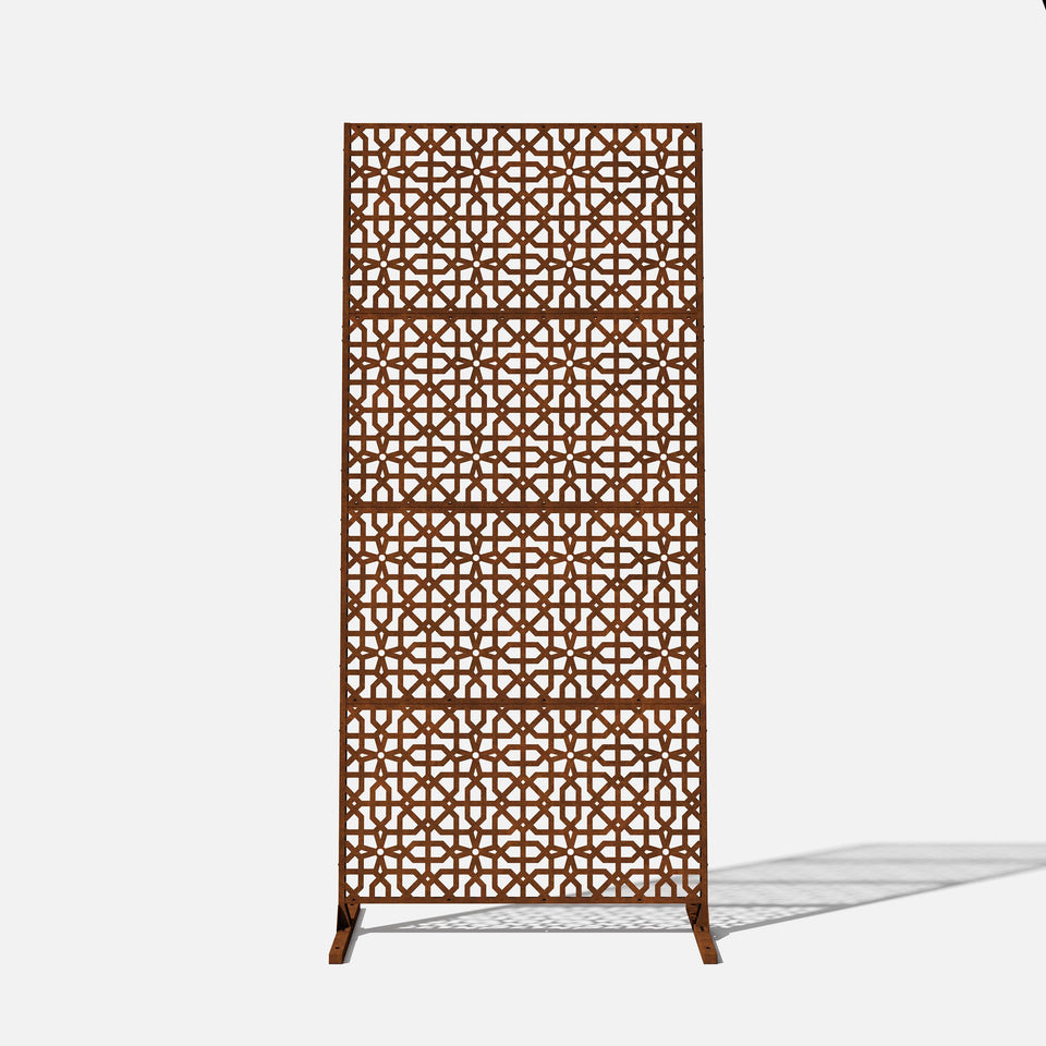 corten parilla privacy screen sets