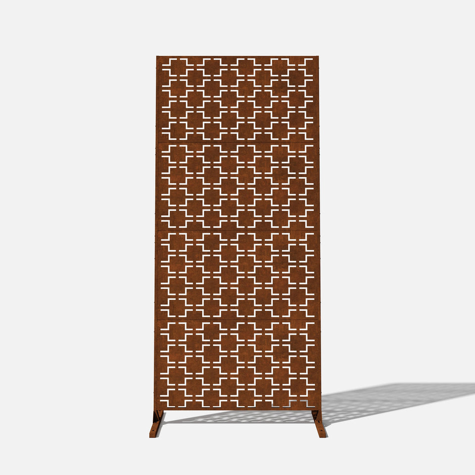 corten quadra privacy screen sets