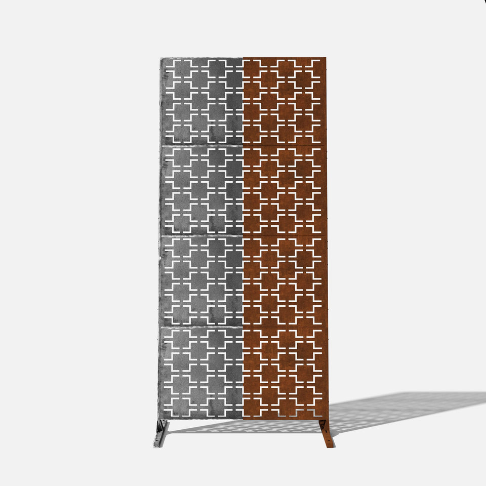 corten quadra privacy screen sets