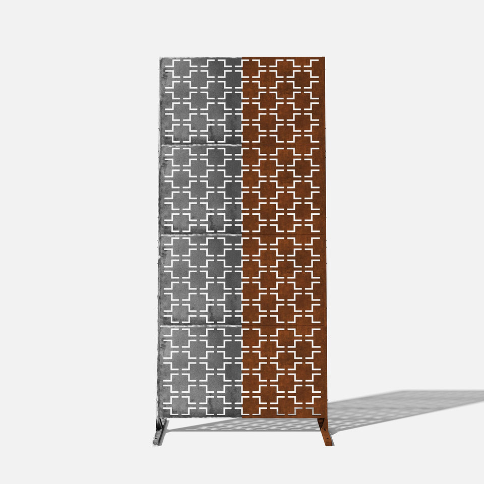 corten quadra privacy screen sets