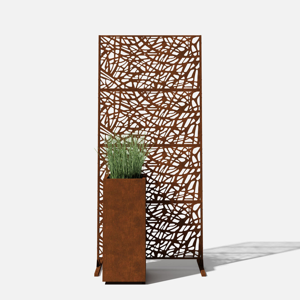 corten web privacy screen sets