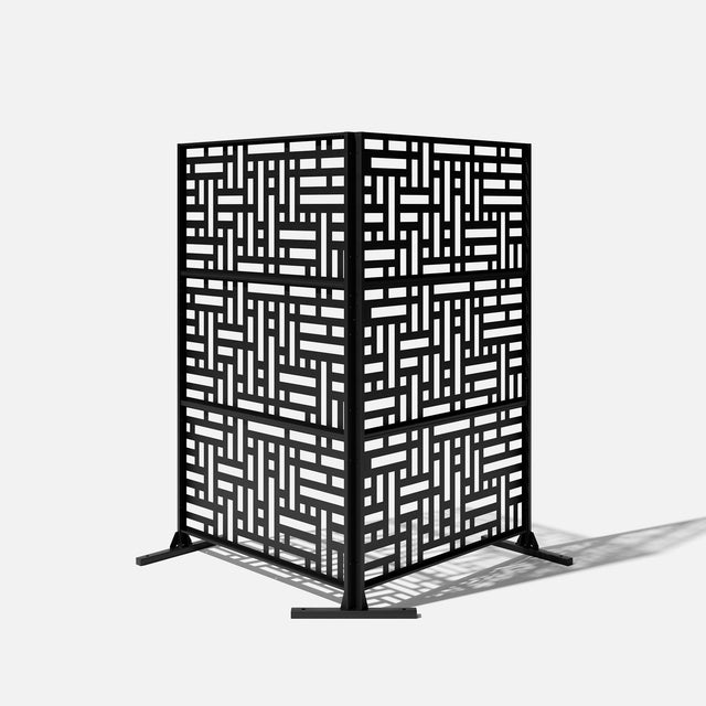 corten blocks privacy screen sets