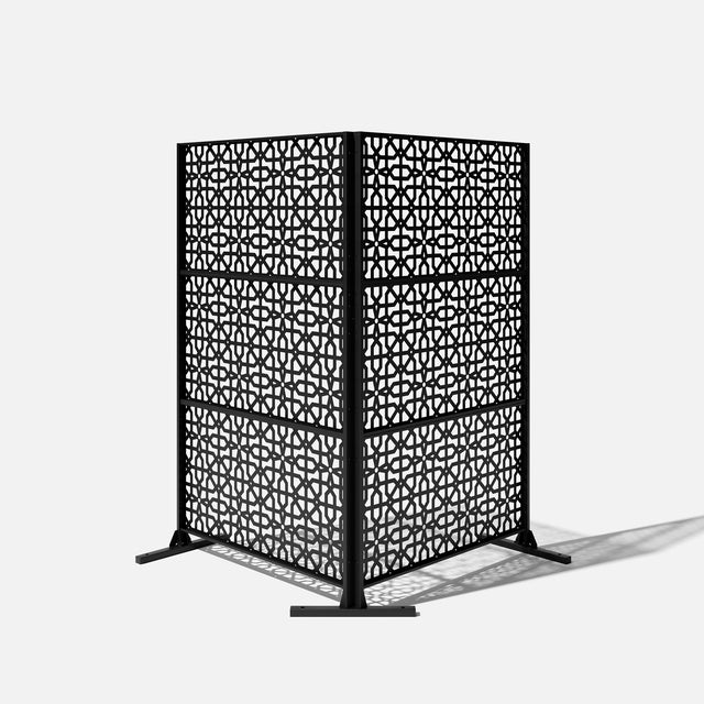 corten parilla privacy screen sets