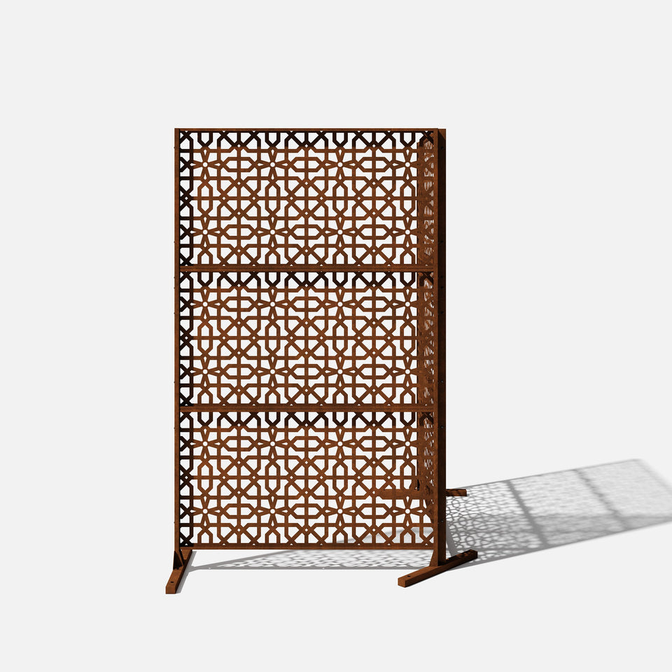 corten parilla privacy screen sets