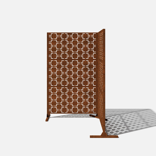 corten quadra privacy screen sets