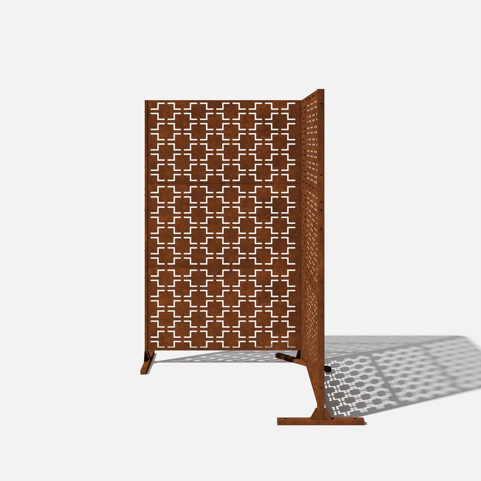 corten quadra privacy screen sets