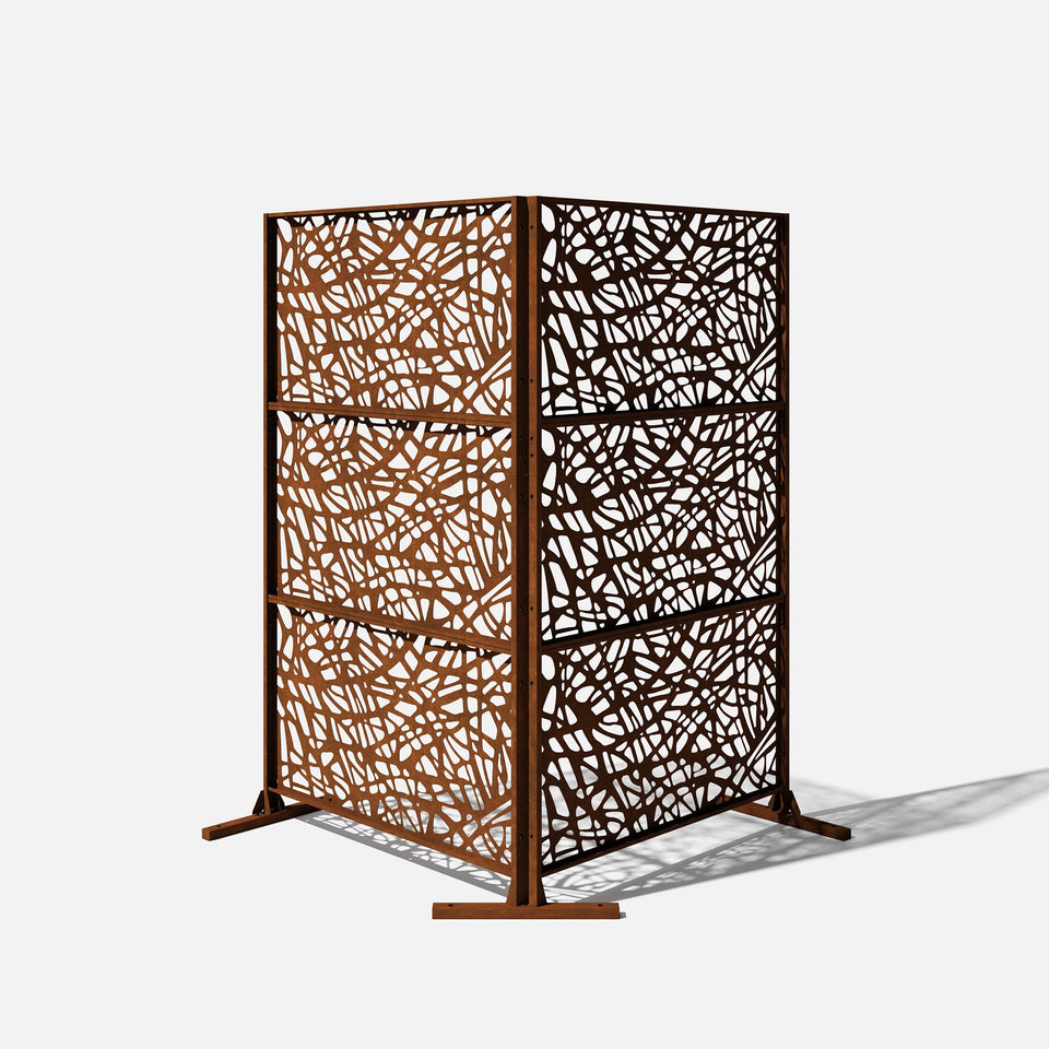 corten web privacy screen sets