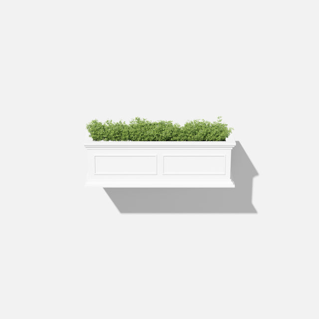 brixton hanging window box planter