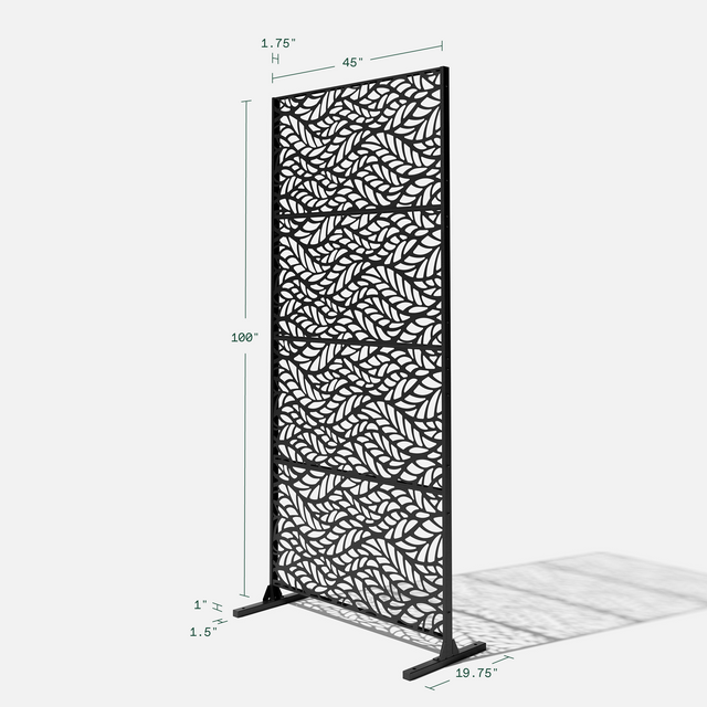 corten flowleaf privacy screen sets