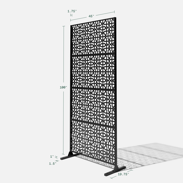 corten parilla privacy screen sets