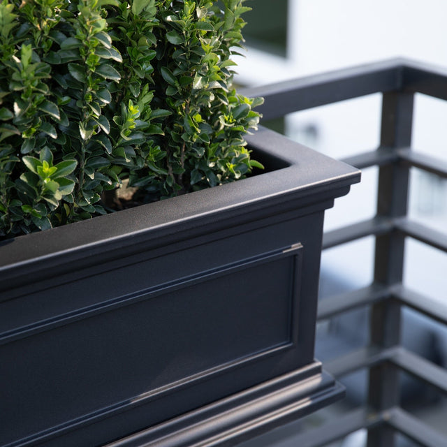 brixton hanging window box planter