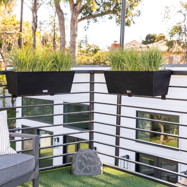 pure railing planter