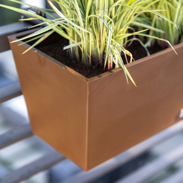 pure railing planter