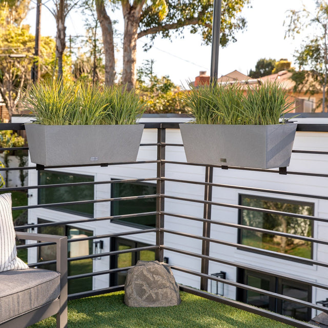 pure railing planter