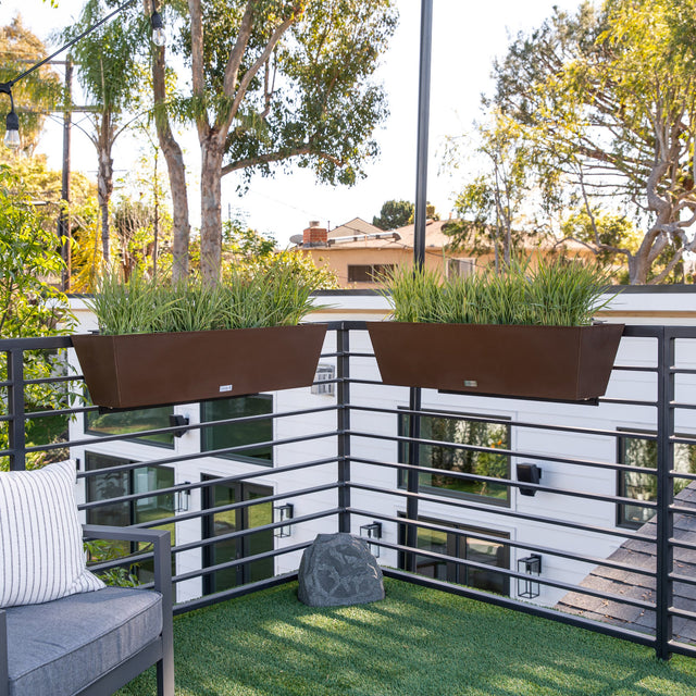 pure railing planter