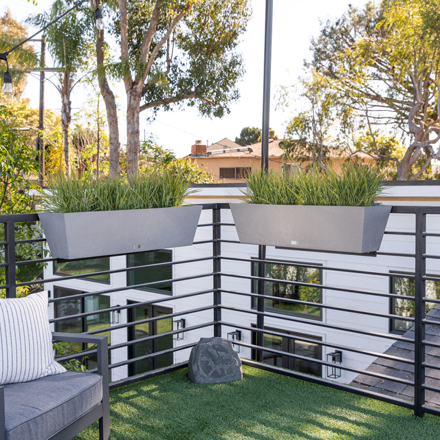 pure railing planter